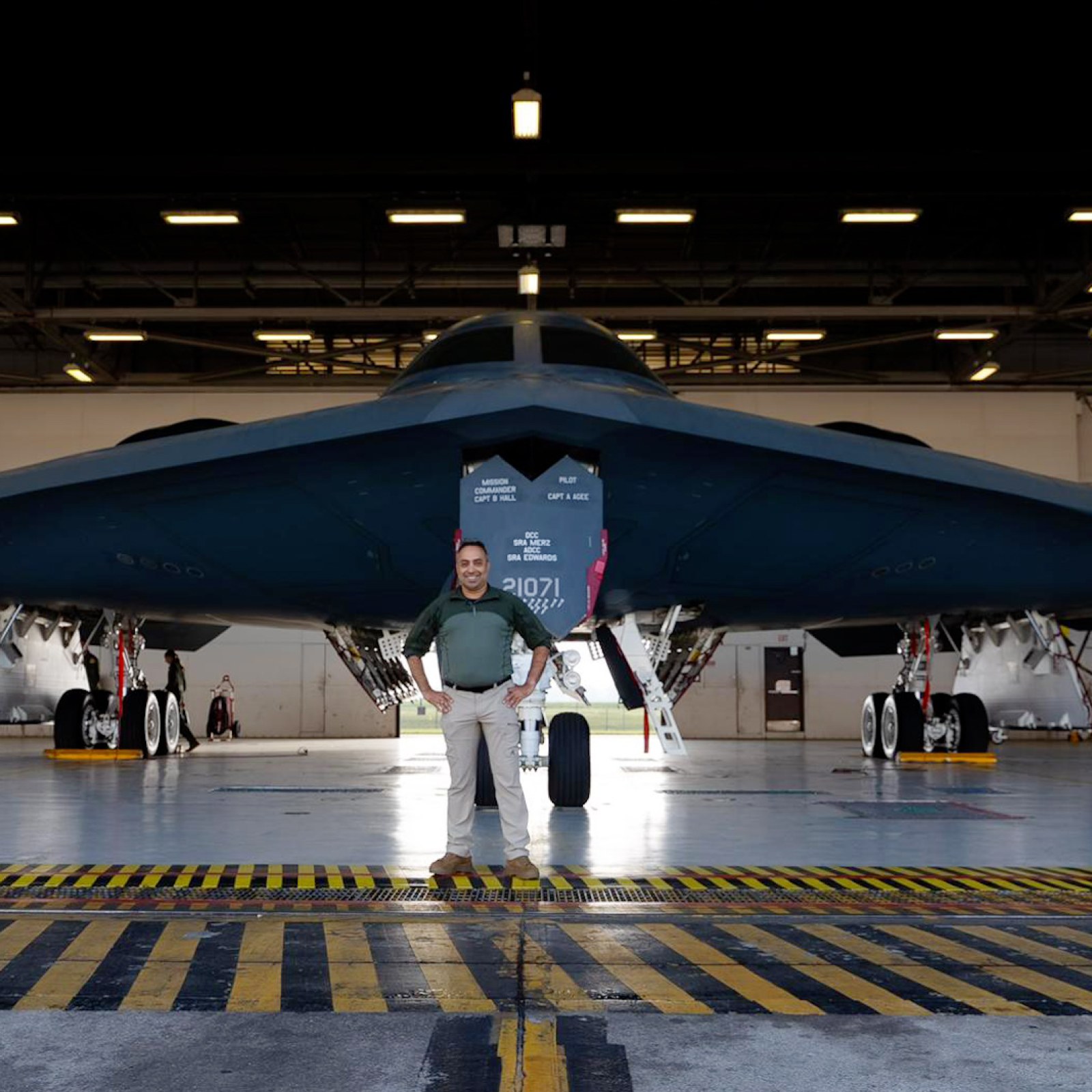 B-2 Spirit in hangar
