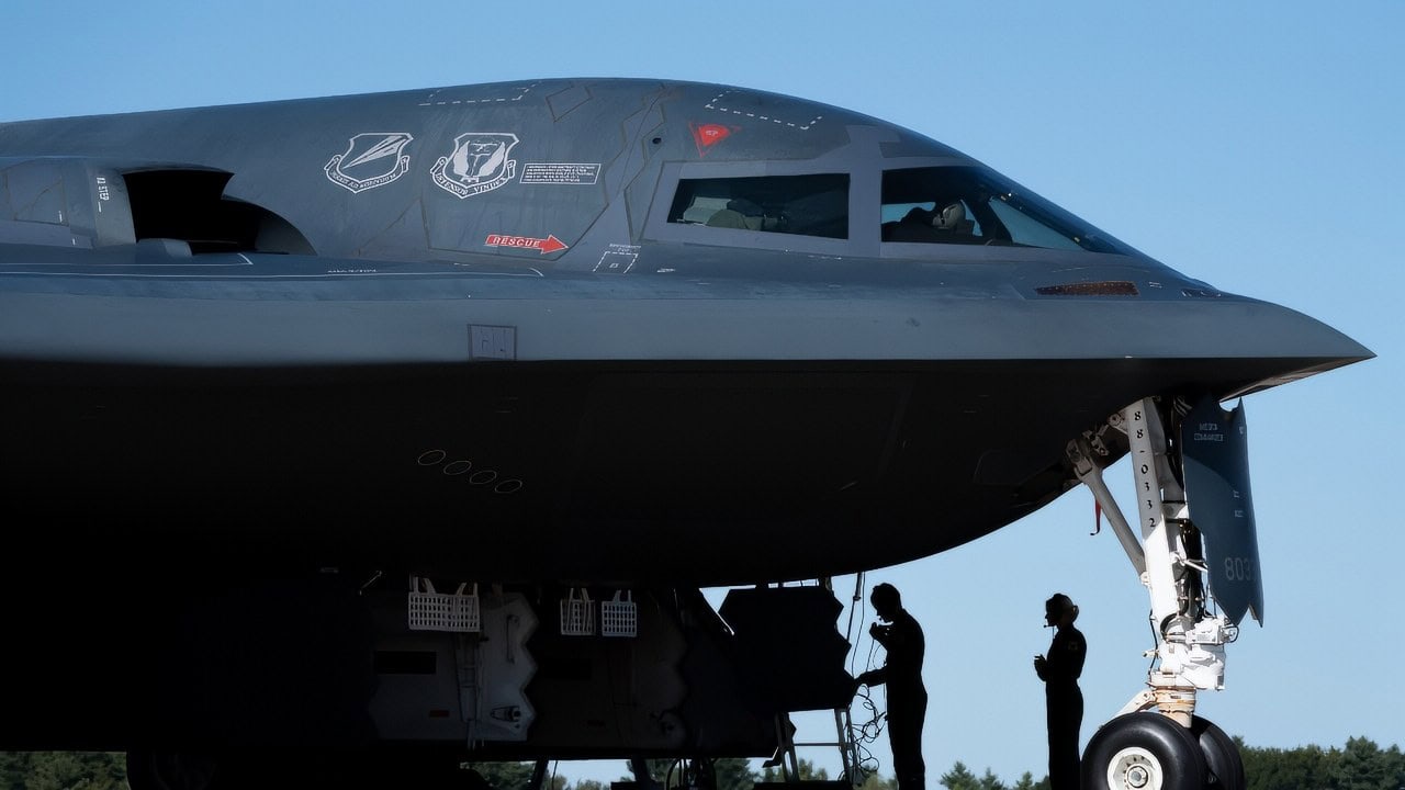 B-2 Spirit on ground