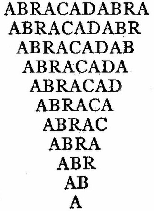 Abracadabra Triangle